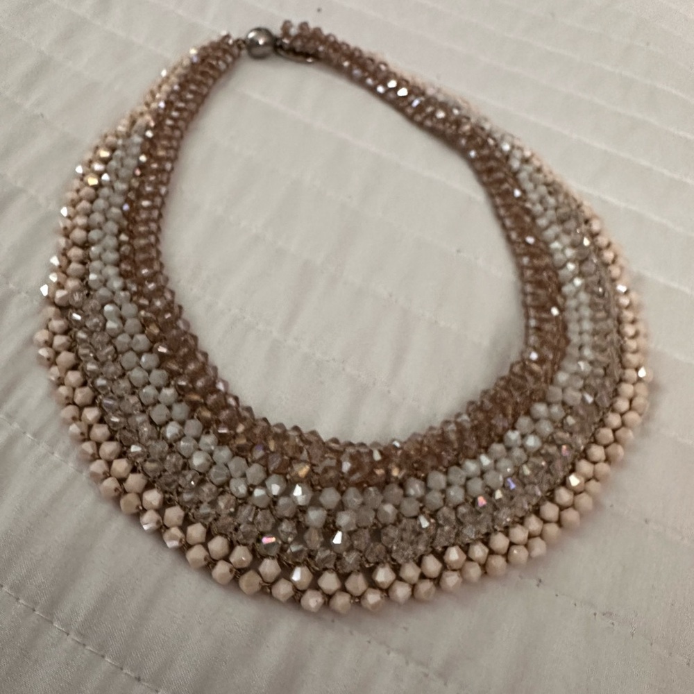 Elegant Multi-Layered Beaded Necklace